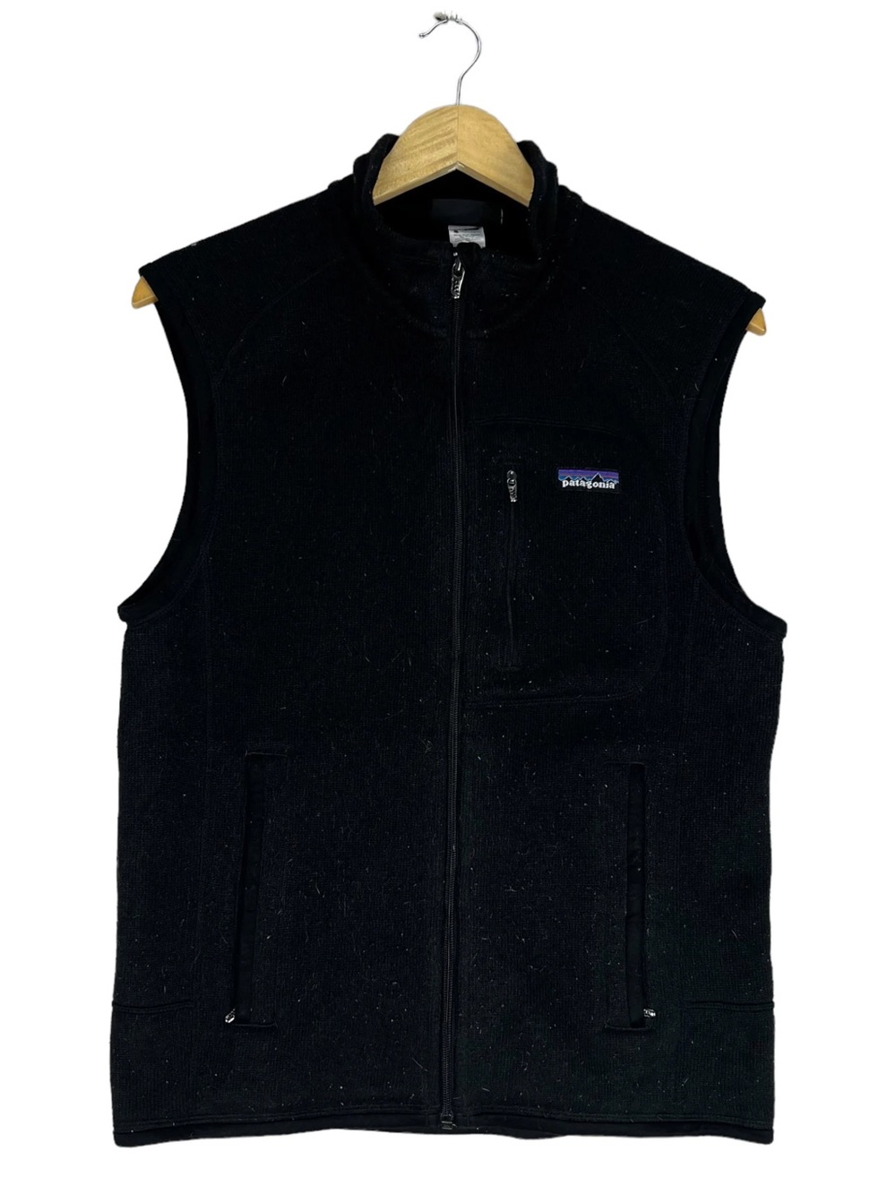 Patagonia Black Men’s Full-Zip Fleece Vest